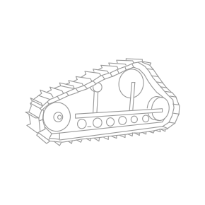 ITR America 87581582 SINGLE FLANGE ROLLER GROUP 650